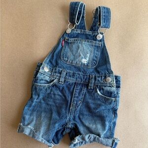 Levi’s Classic Blue short Overalls